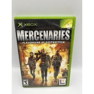 Mercenaries: Playground of Destruction CIB (Microsoft Xbox, 2005) Tested